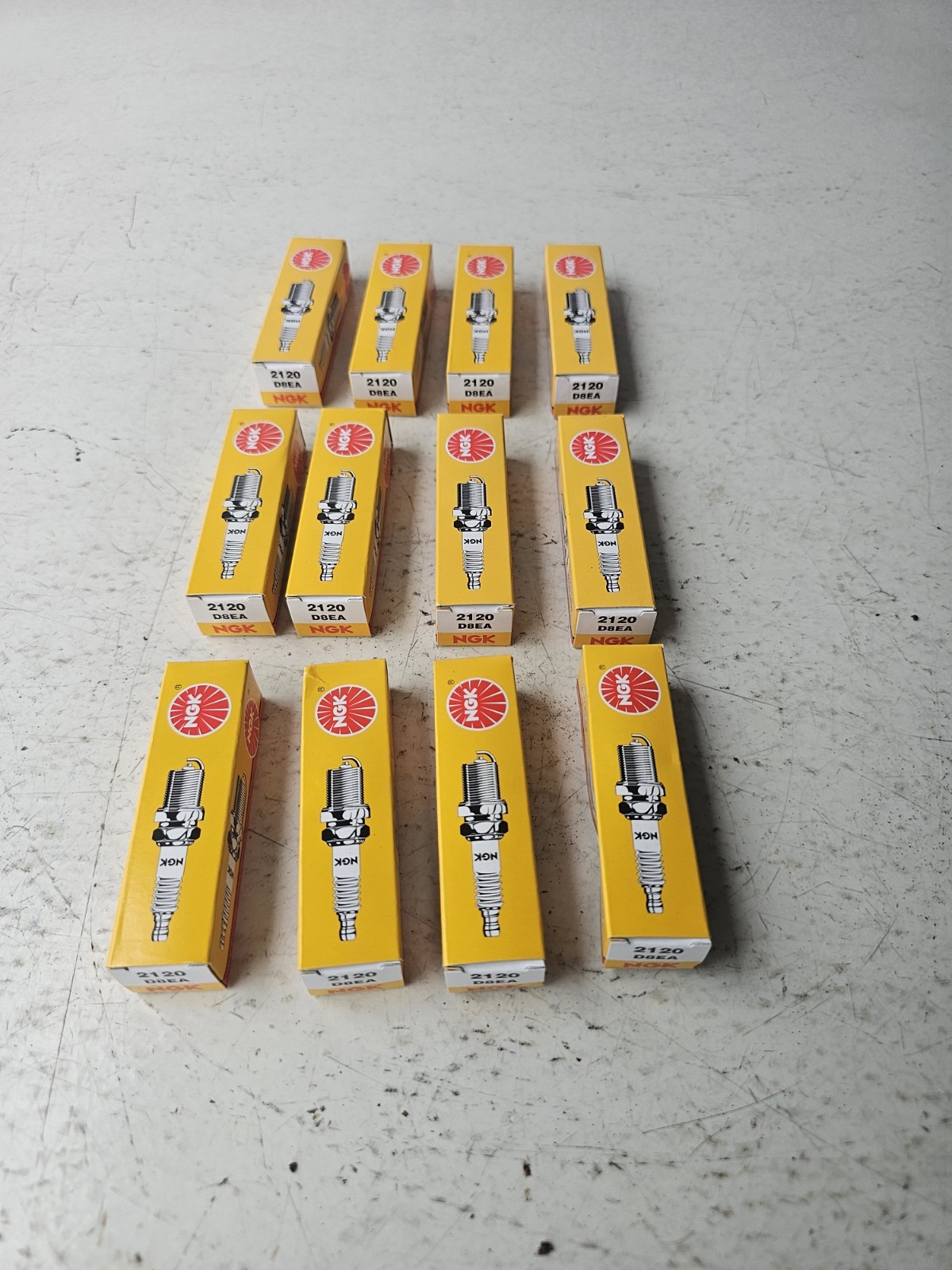 NGK Spark Plugs 2120 D8EA Set Of 12 Ignition M1