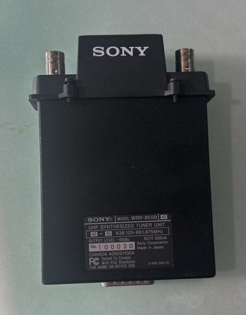 Sony WRR-855B UHF Synthesized Tuner Unit
