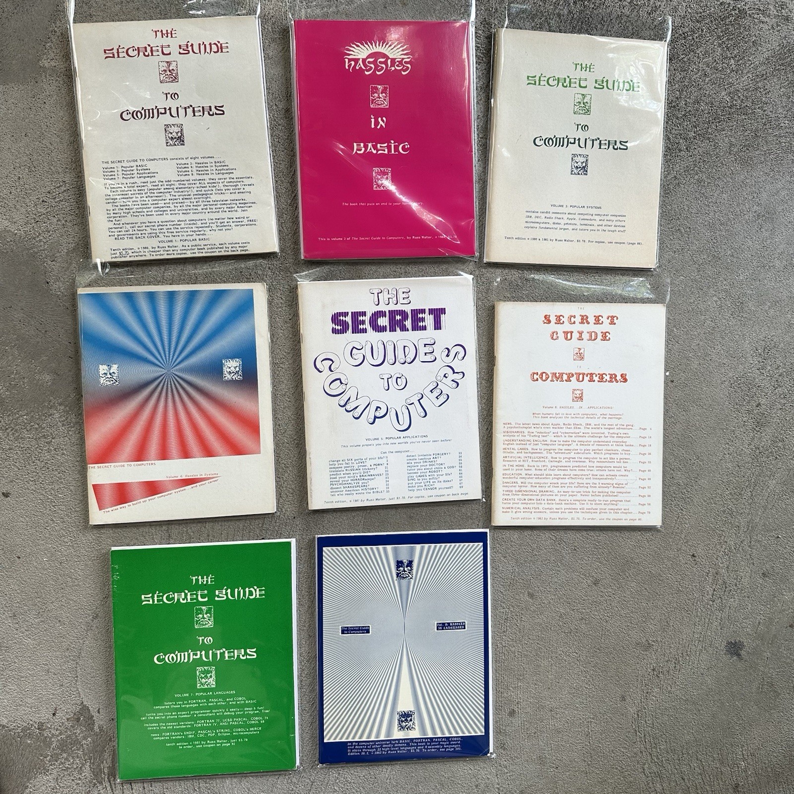 The Secret Guide To Computers Volumes 1-8 COMPLETE Russ Walter 1980 BASIC