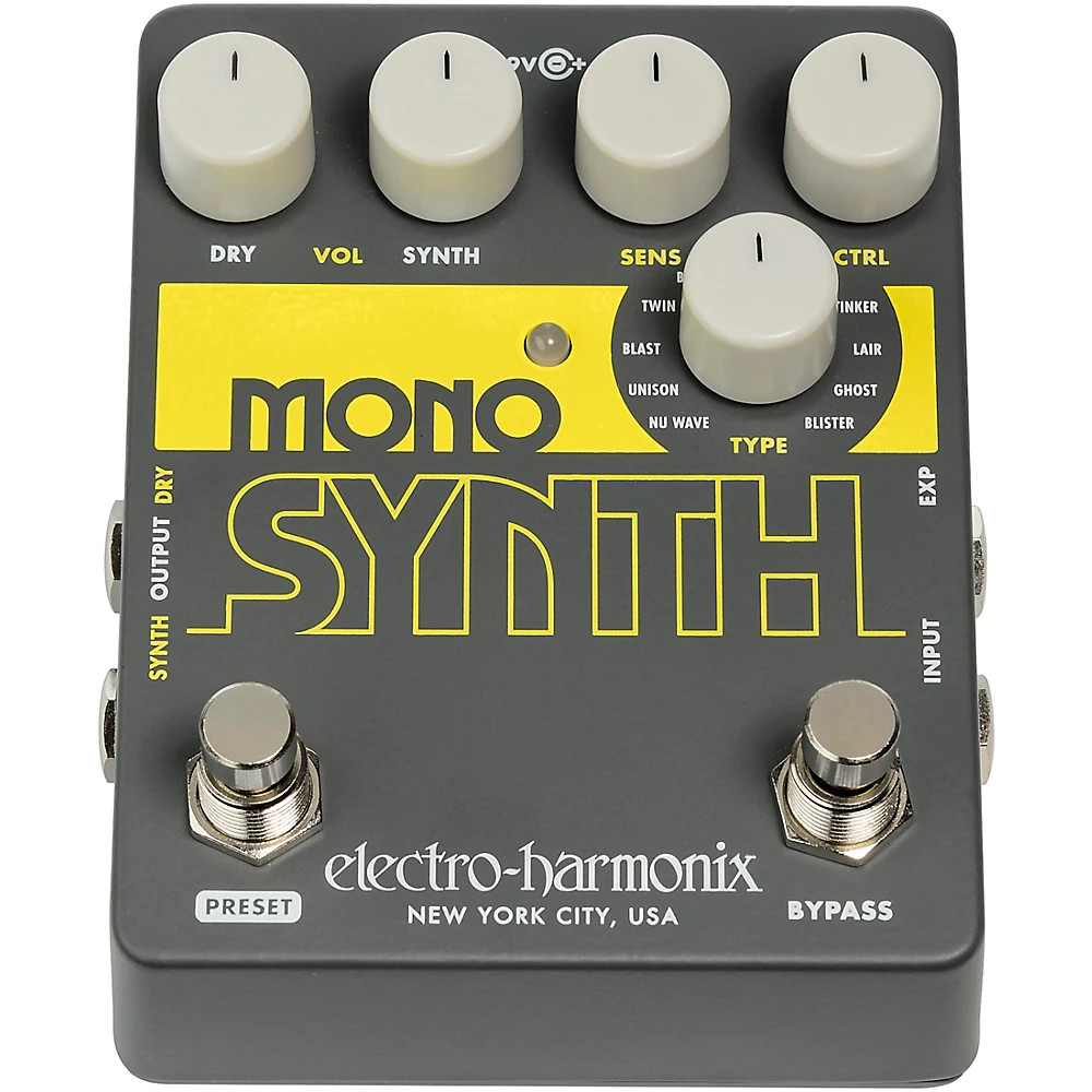 ElectroHarmonix Guitar Mono Synth Effects Pedal