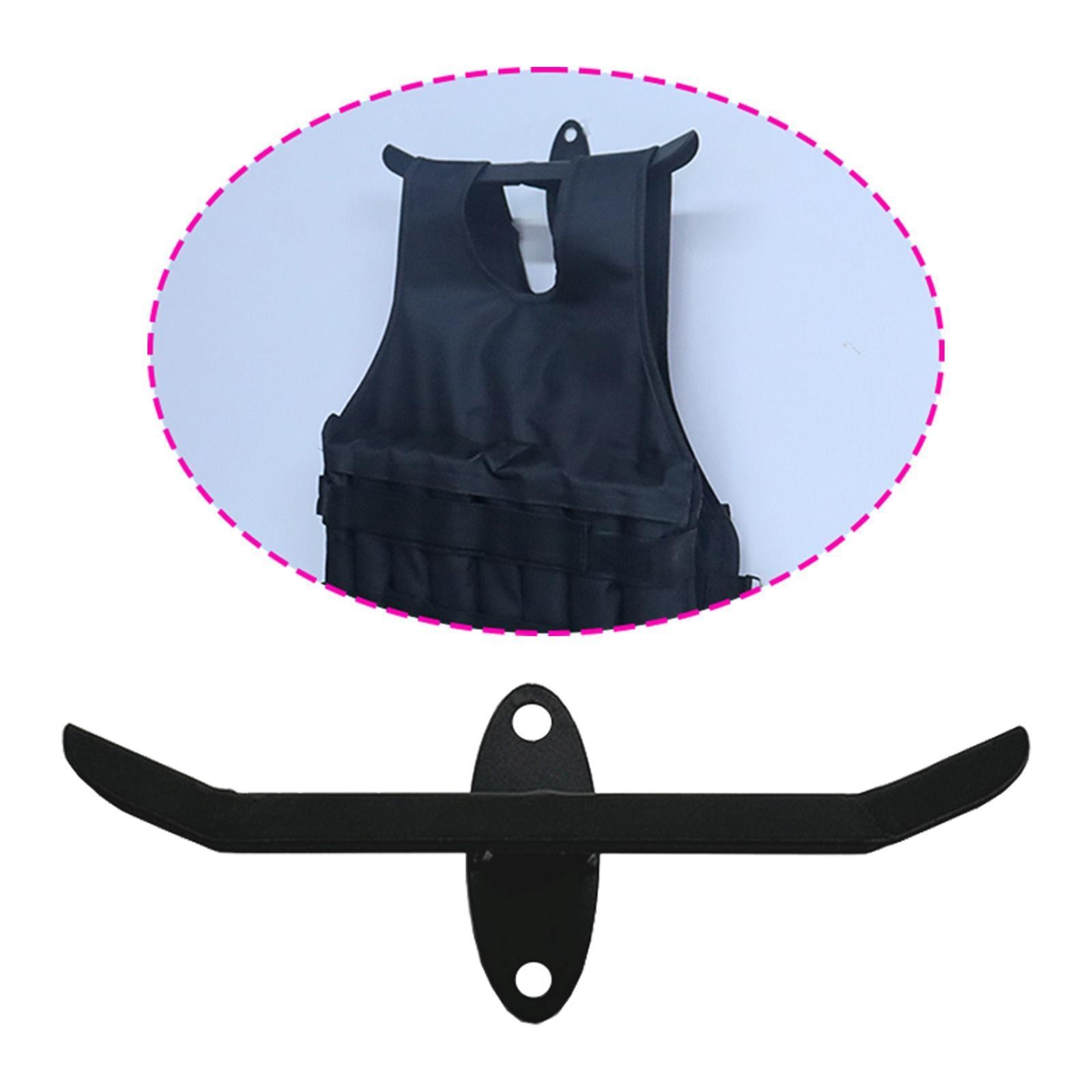 Wall Mount Weight Vest Hanger Gym Fitness Equipment Weighted Vest Bag Holder