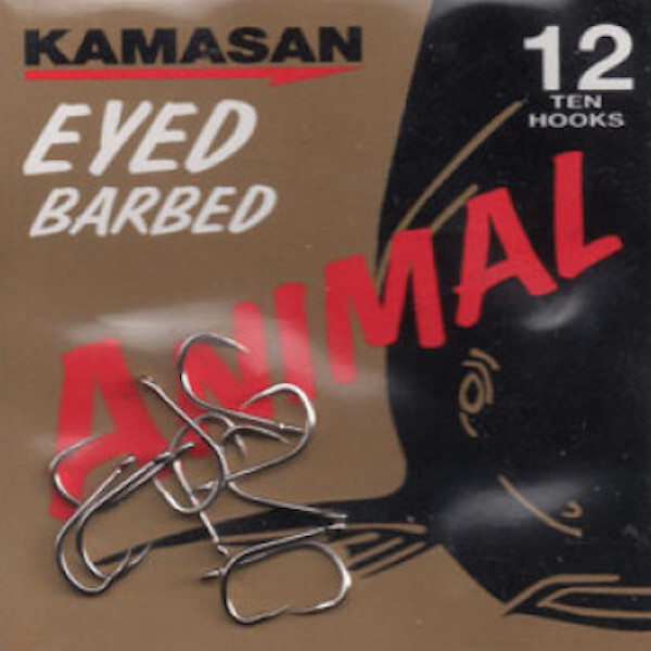 Kamasan Barbed Animal Eyed Hooks Size 10-20 (see full description below)