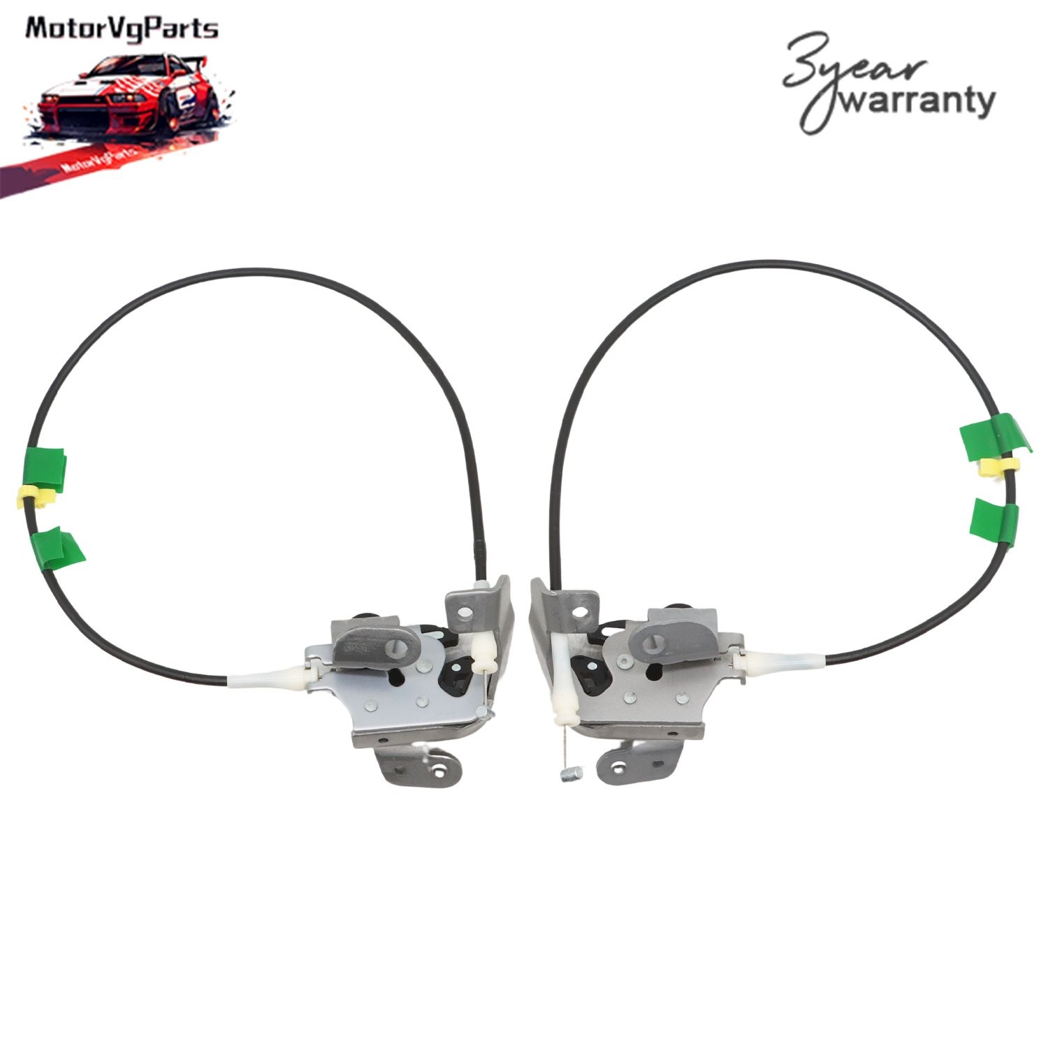 Rear Left&Right Upper Door Lock Latch w/Cable For 98-11 Ford Ranger Extended Cab