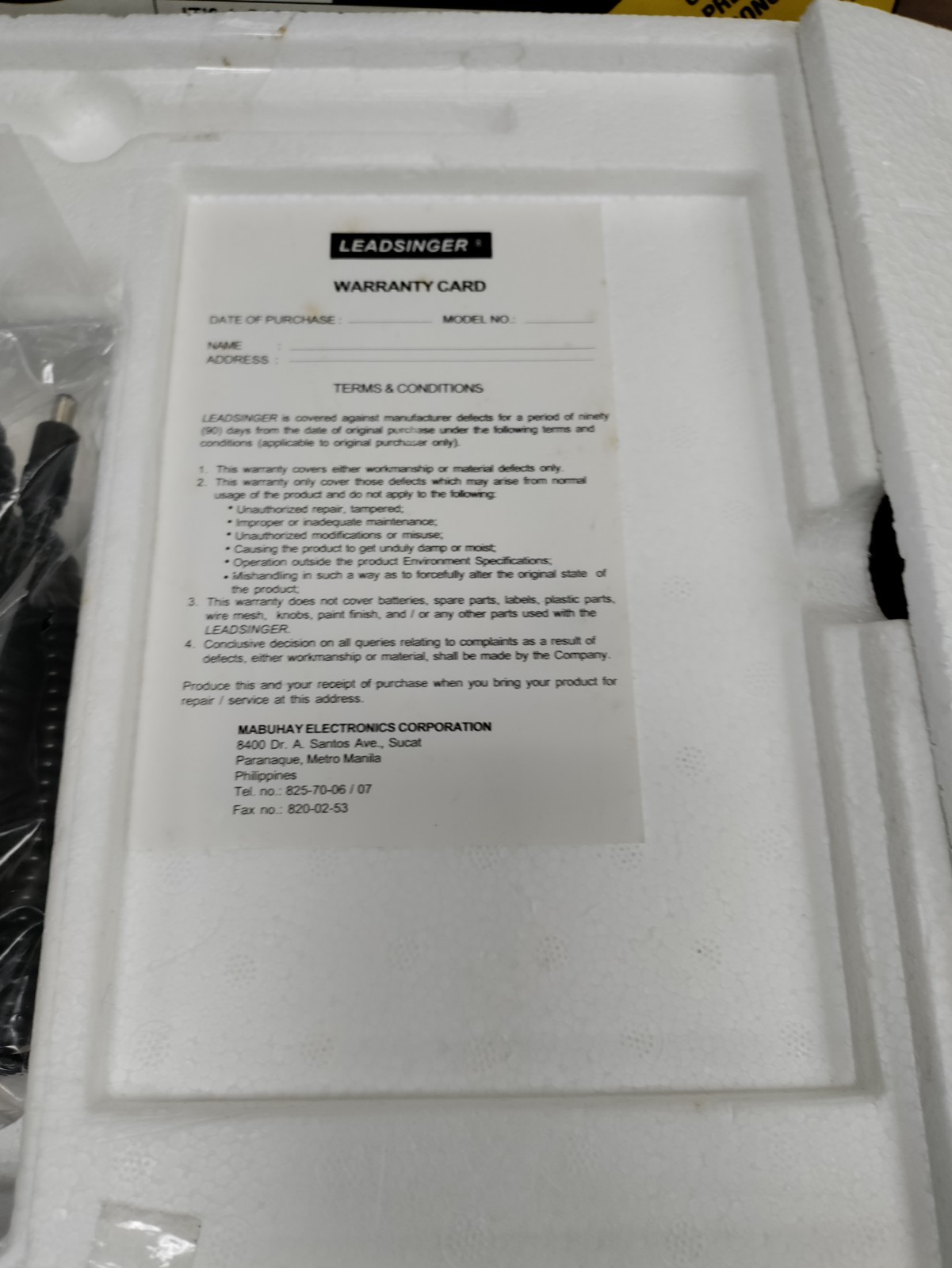 Vintage Leadsinger Handheld Wireless Music System Karaoke Microphone