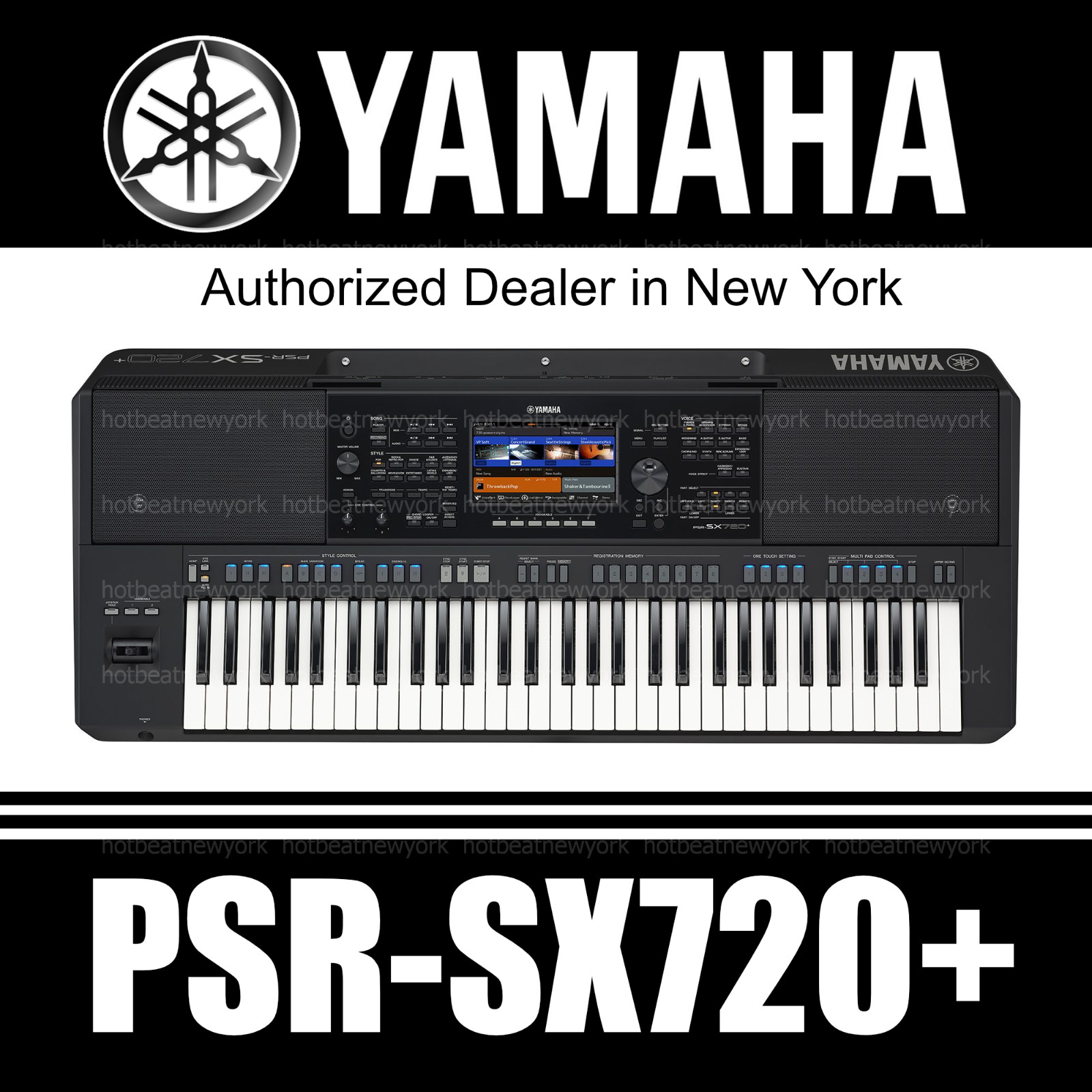 Yamaha PSR-SX720+ 61-Key Arranger Workstation Keyboard (PSR-SX720 PLUS)