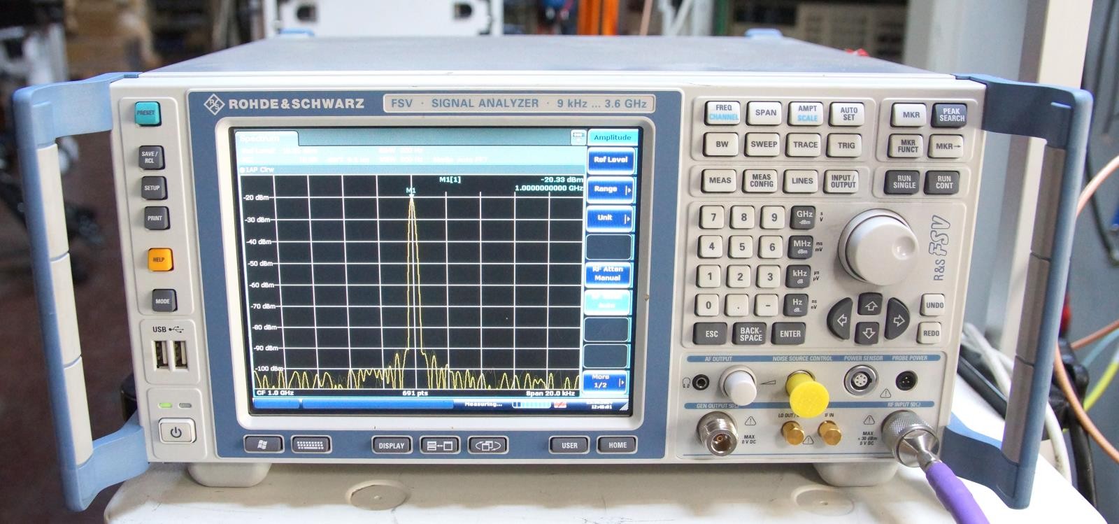 Rohde & Schwarz FSV3 9 kHz to 3.6 GHz Spectrum Analyzer with Many Options
