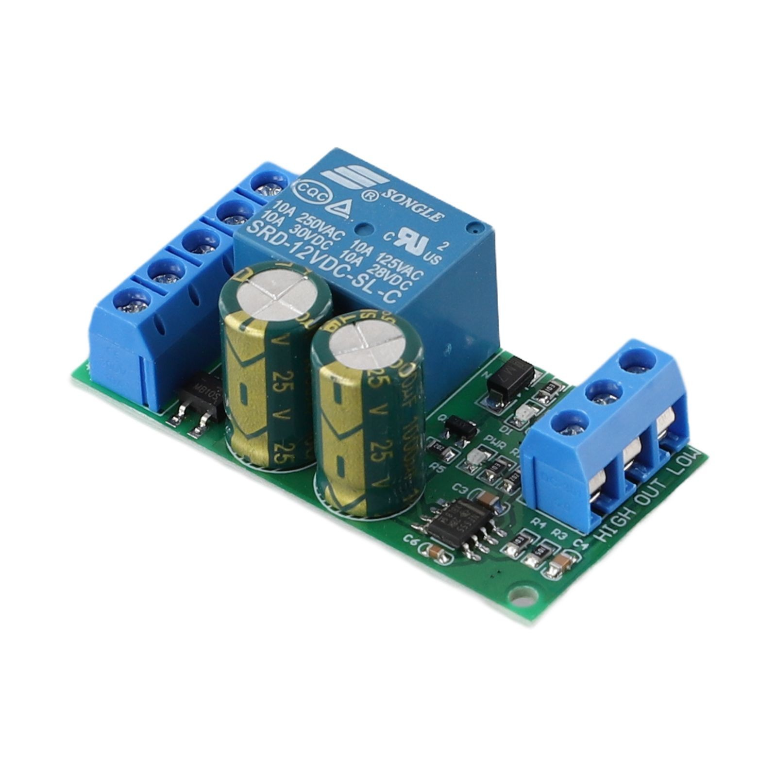 1 Pcs DC 12V AC 9V Level Controller Sensor Module Switch Control Relay Board