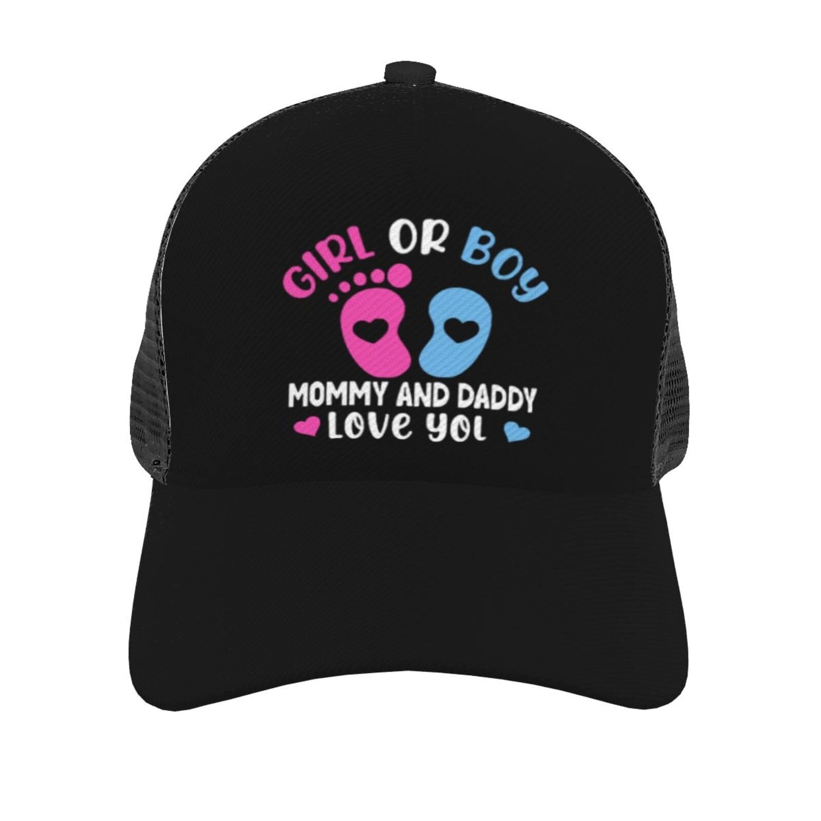 Gender Reveal Party DecorationsBaby Shower Trucker Adjustable hatBoy or Girl ...