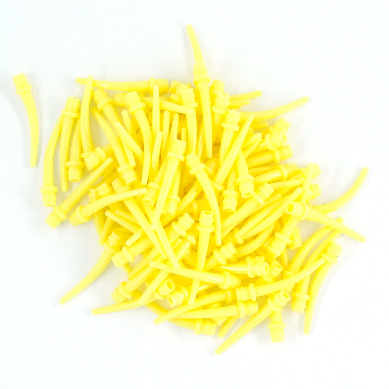 200Pcs 2Bags High Performance Impression Mixing Tips, HP T-Style Tips, Yellow