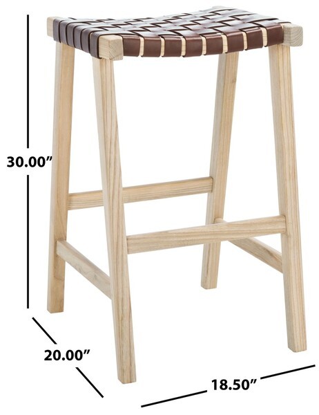 Safavieh ABREU RECTANGLE BARSTOOL, Reduced Price 2172767942 BST1012C