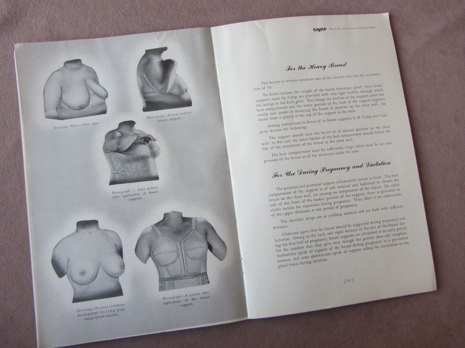 1948 Physicians + Surgeons Reference Book *Prescribing CAMP Anatomical Supports