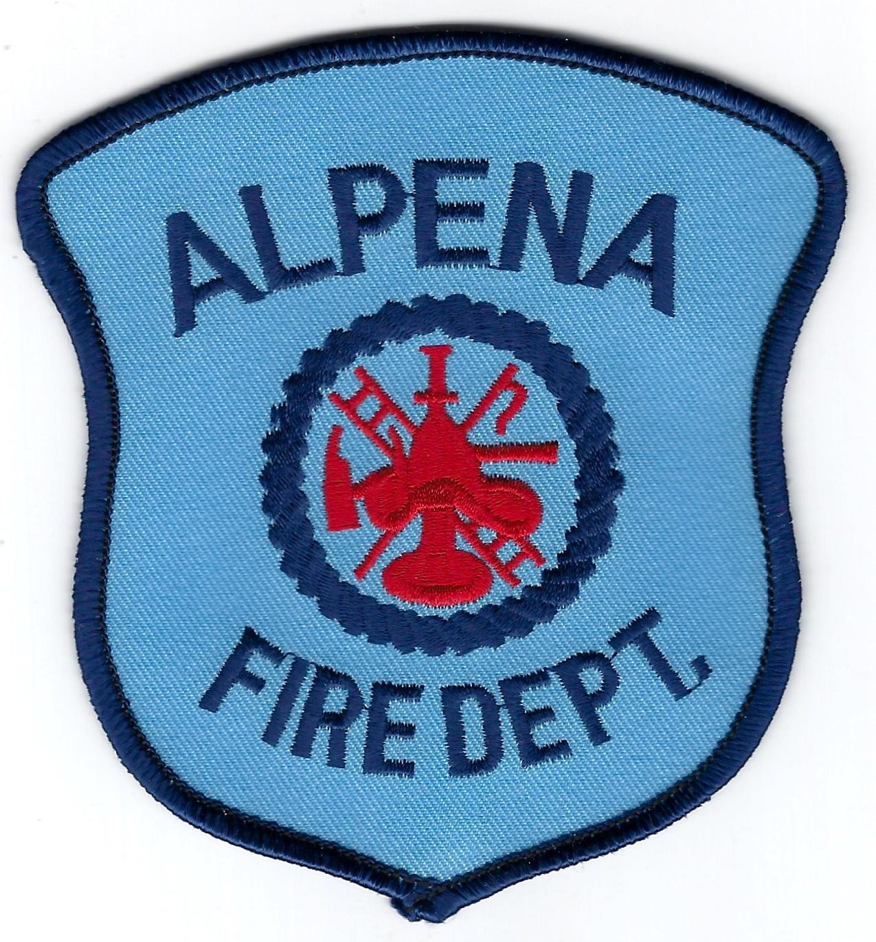 MICHIGAN - Alpena Fire Dept. [ Shoulder Patch ]