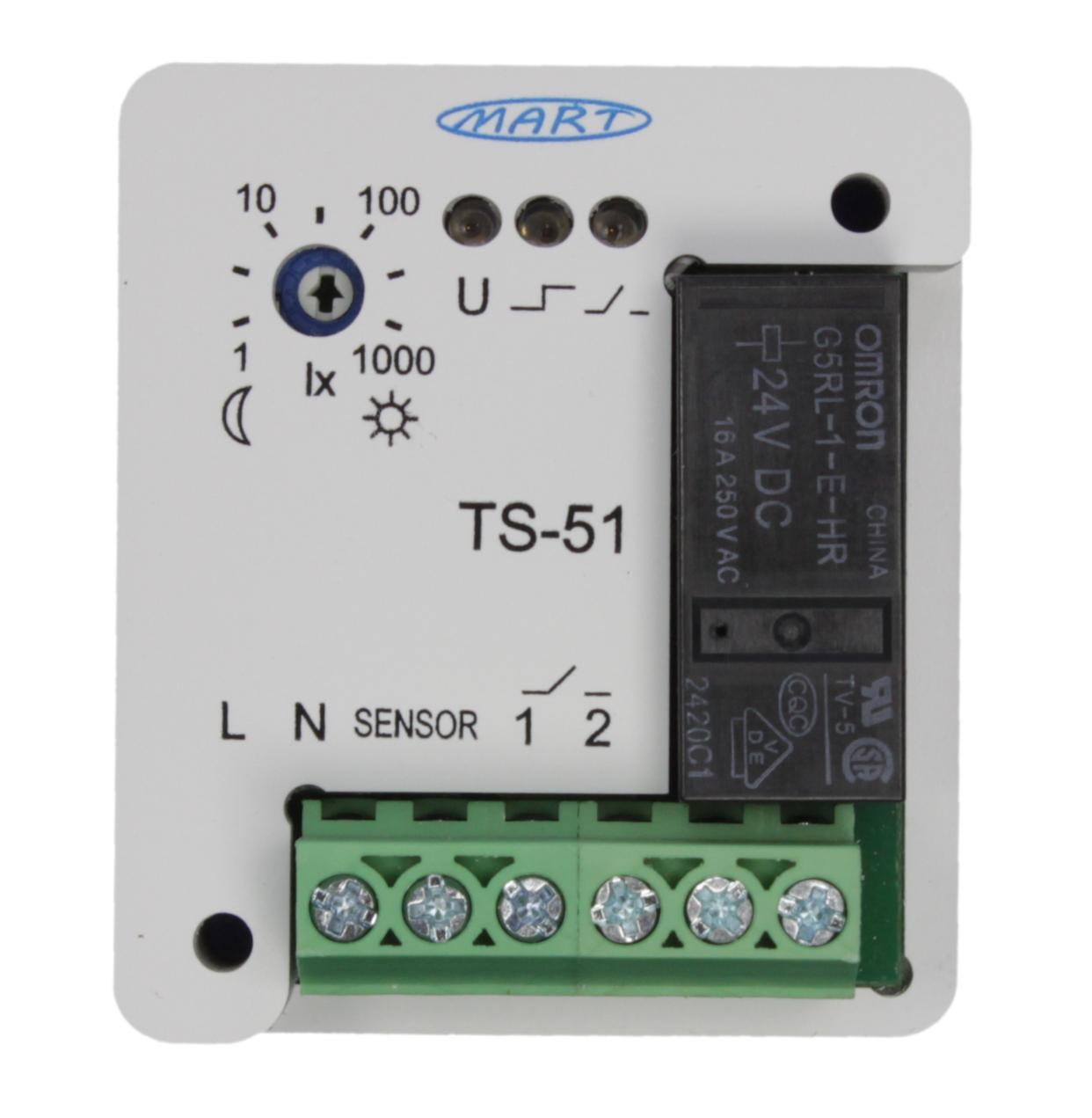 Twilight Switch MART TS-51-3 Mini With Sensorbox 230V 16A (No)