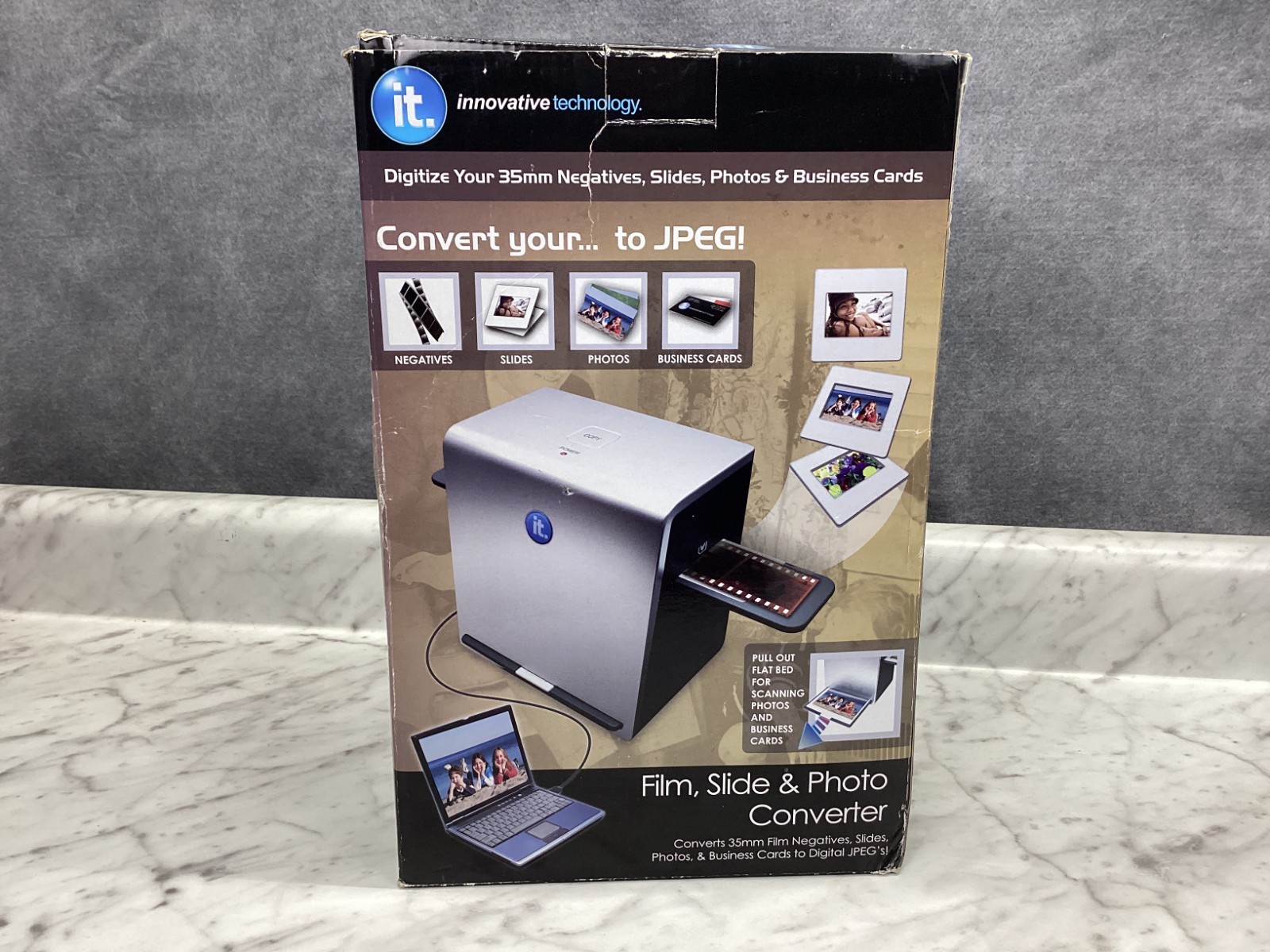 It Innovative Technology Film Slide Photo Scanner Converter ITNS-500 - 35mm film