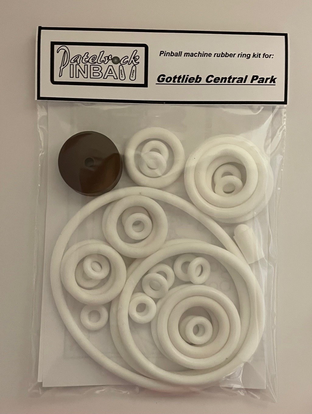 1966 Gottlieb Central Park Pinball Machine Rubber Ring Kit
