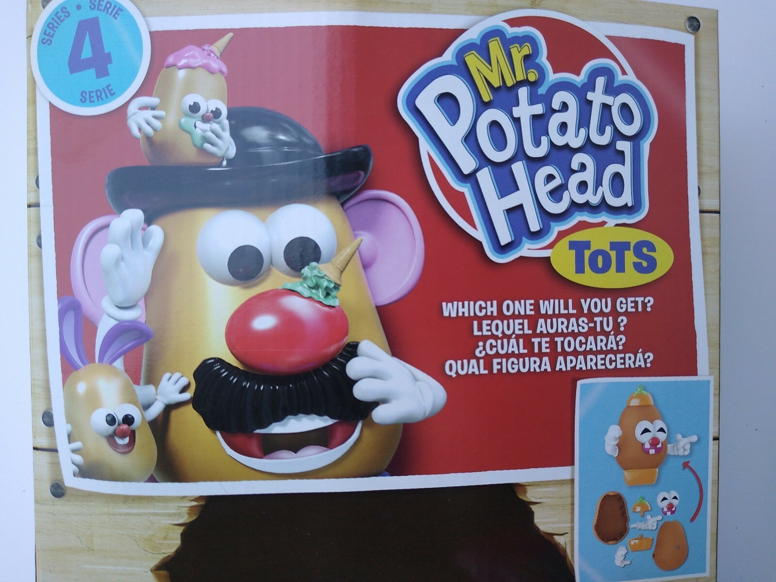 Lot of 3 Hasbro Mr Potato Head Tots 2020 Series Purple Packaging NEW/SEALED