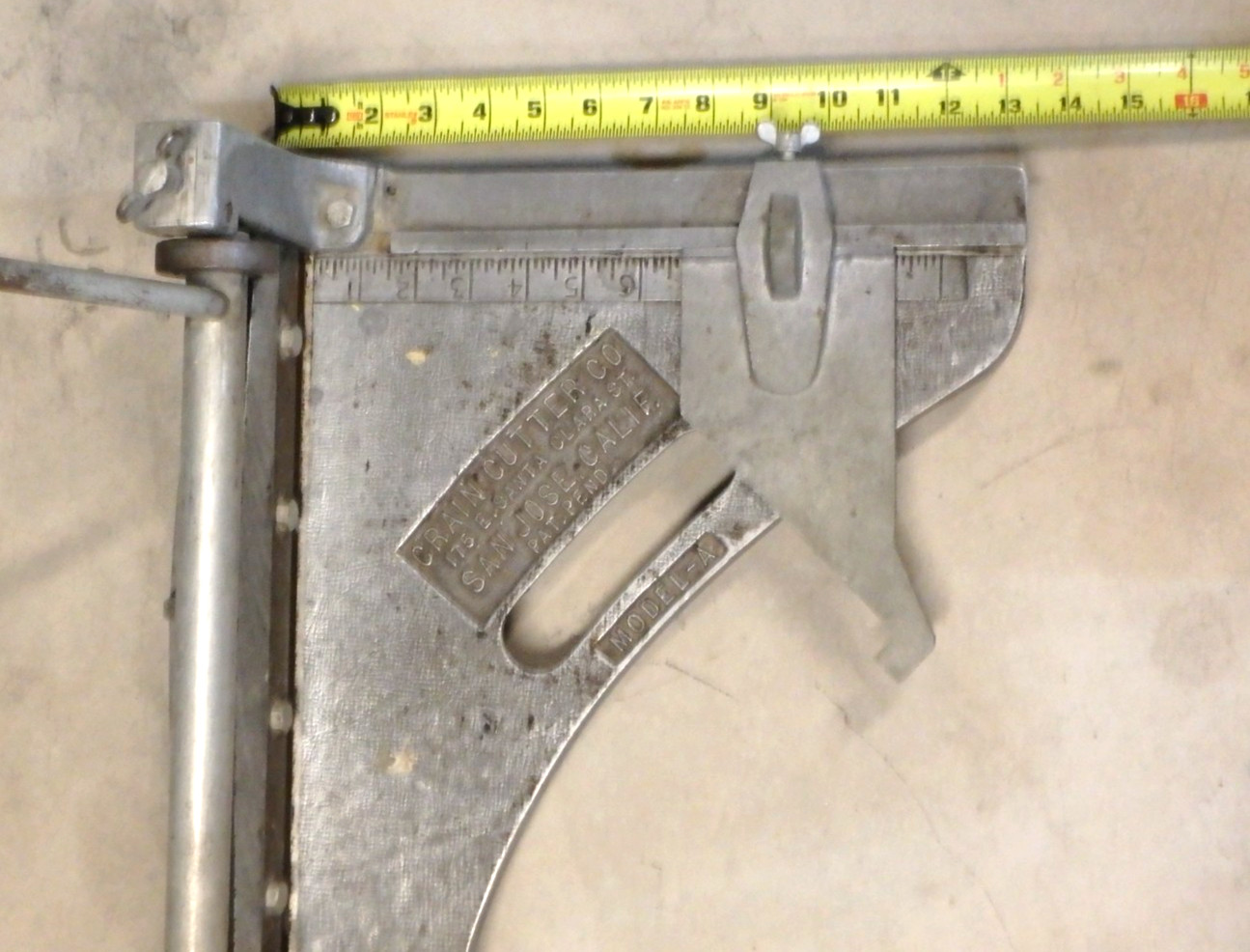 CRAIN TILE VYNIL CUTTER Model A - VINTAGE