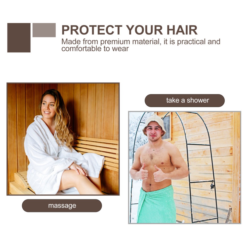 Wool sauna accessories Hat Sauna Hat for Men Wool Felt Bath