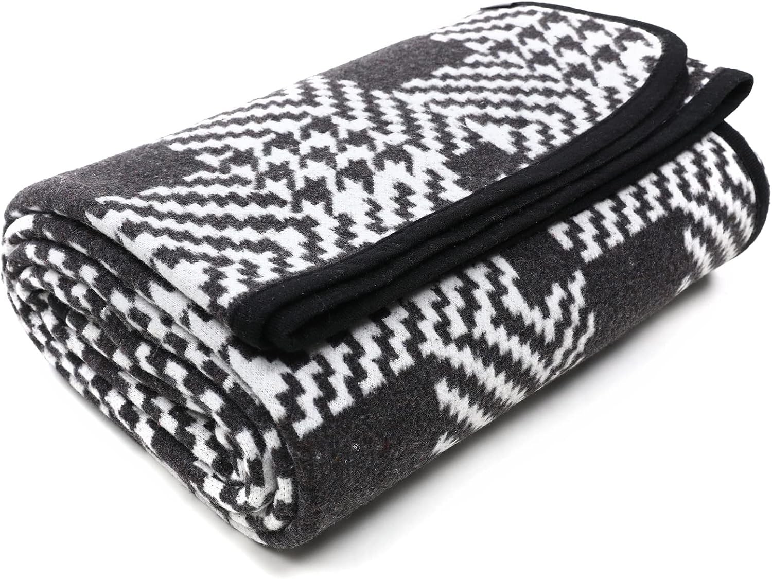 Merino Wool Blanket 87" x 63" Thick Warm Soft Large Bed Throw Great Camping