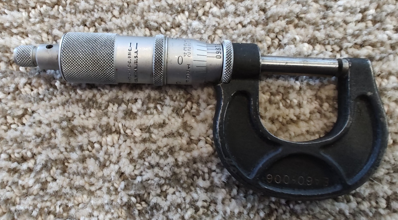 SCHERR TUMICO 0-1" MICROMETER