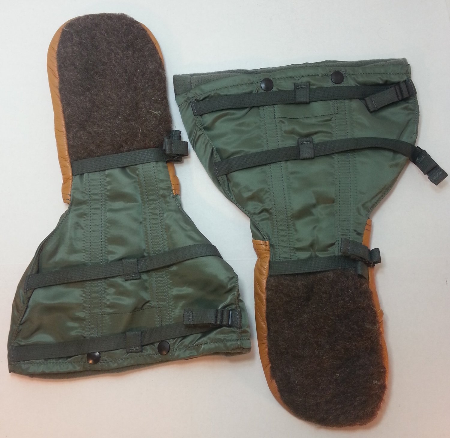 USGI Arctic Artic Military Mittens Air Force COLD WEATHER Flyers Gloves N-4B med