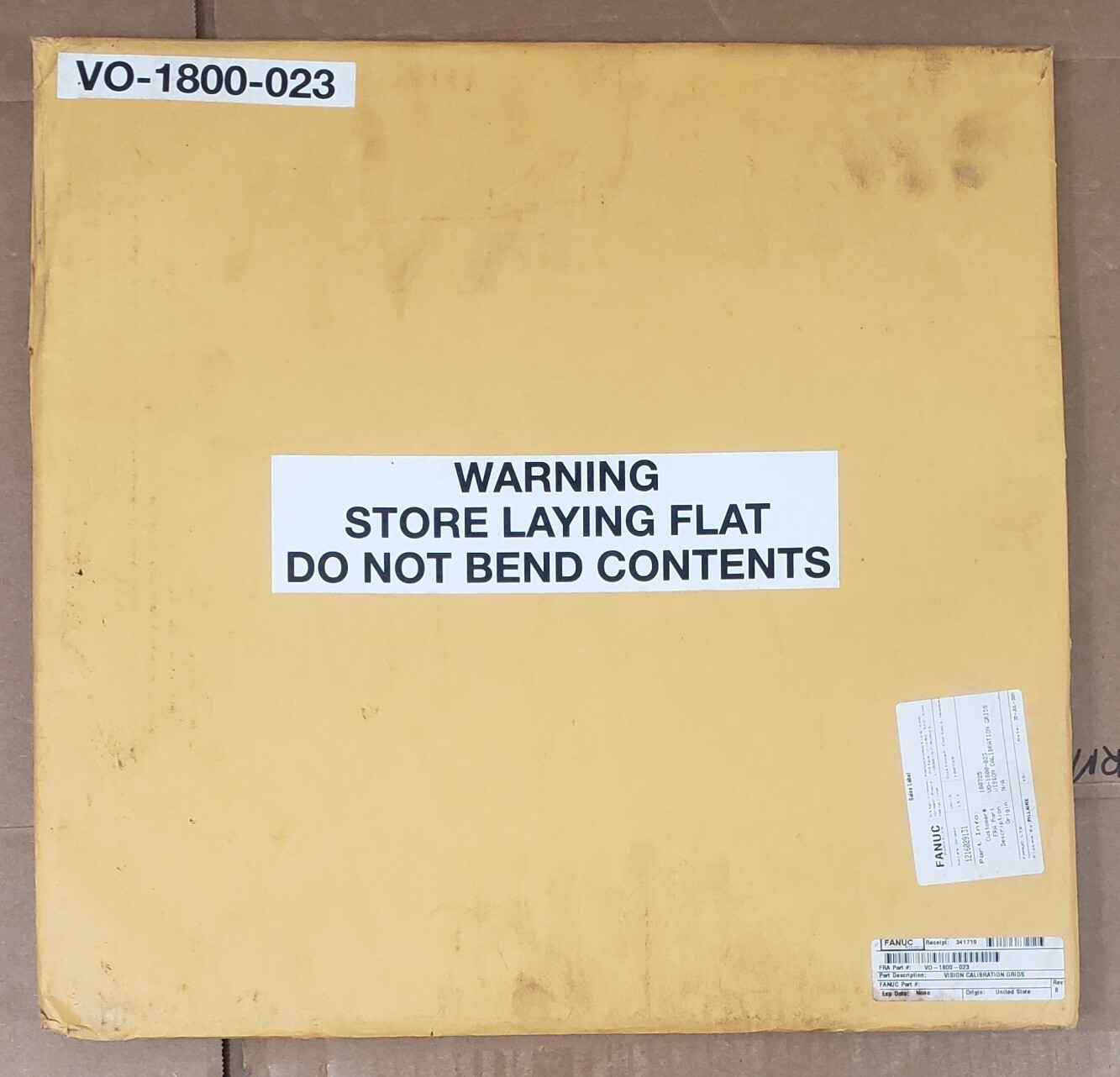 Surplus NEW FANUC VO-1800-023, VISION CALIBRATION GRID SET (SET OF 5)