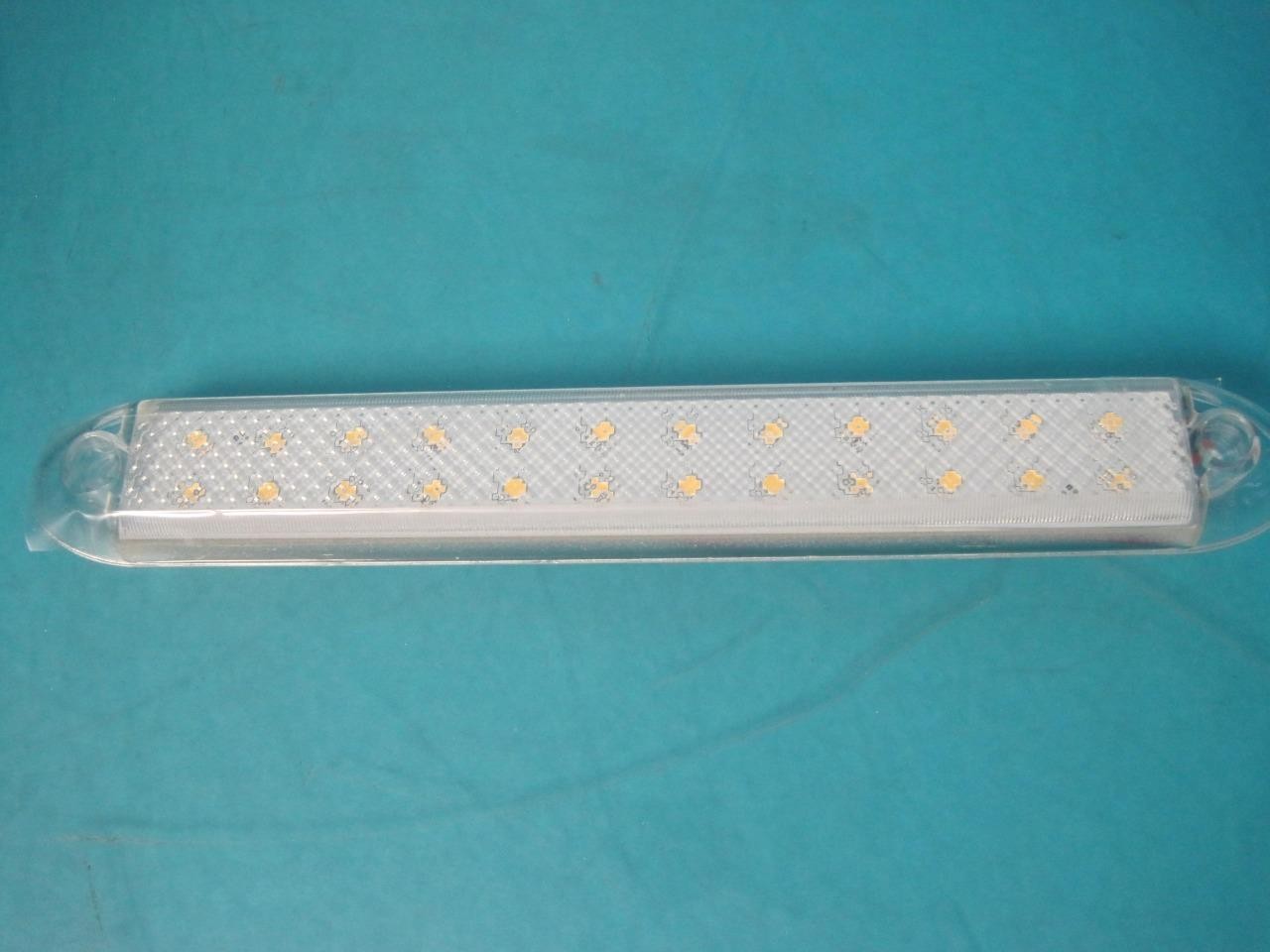 9" Rectangular LED Dome Fixture Interior Trailer Lights 480 Lumen White MO9-W24
