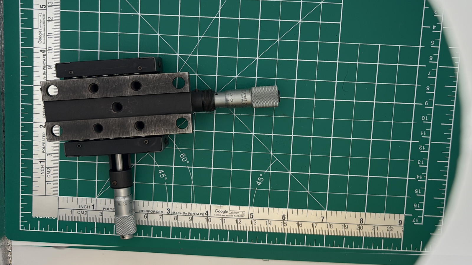 Newport 460-XY XY 2 Axis Linear Stage Micrometer