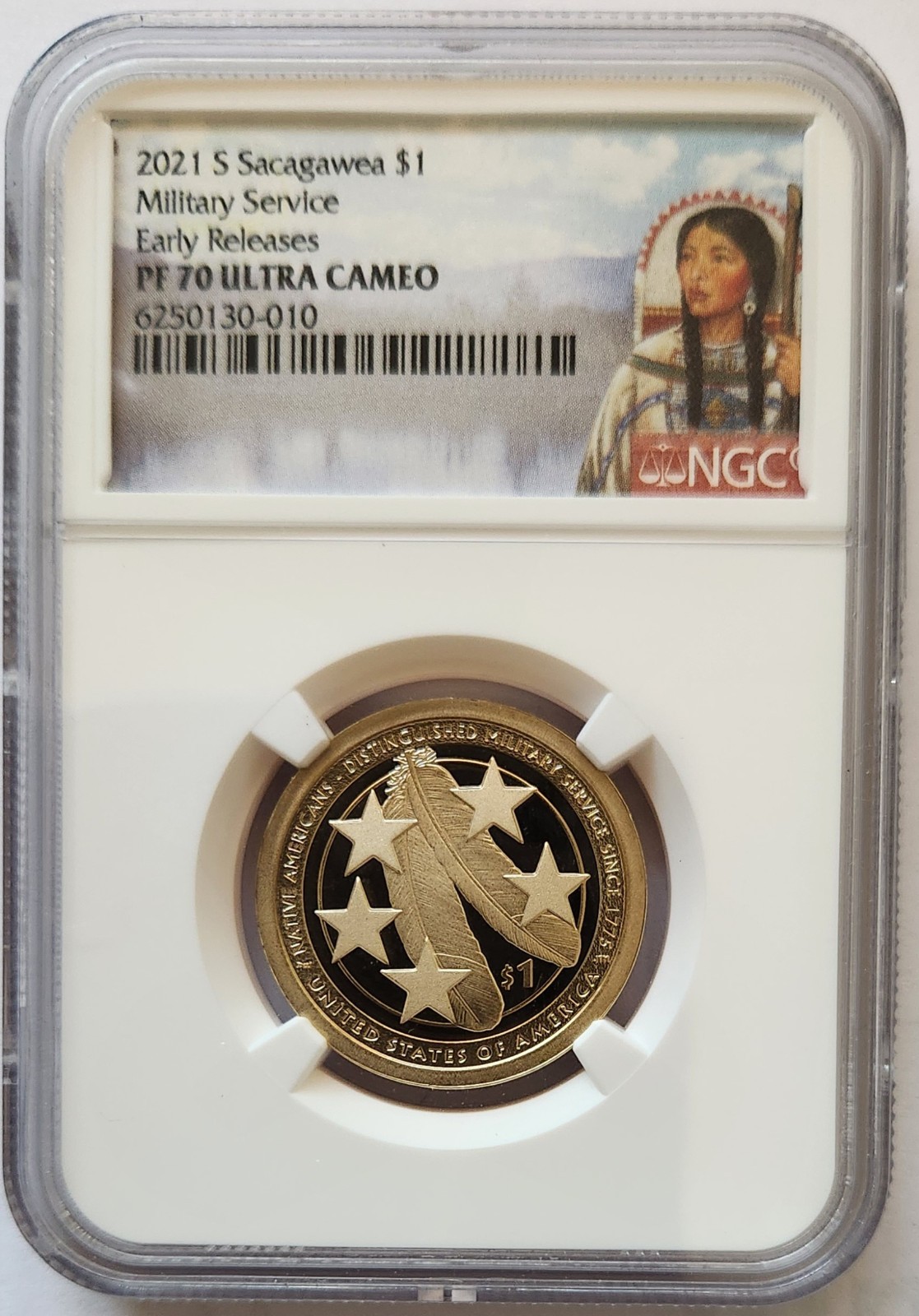 2021 S Sacagawea Dollar NGC PF70 Ultra Cameo