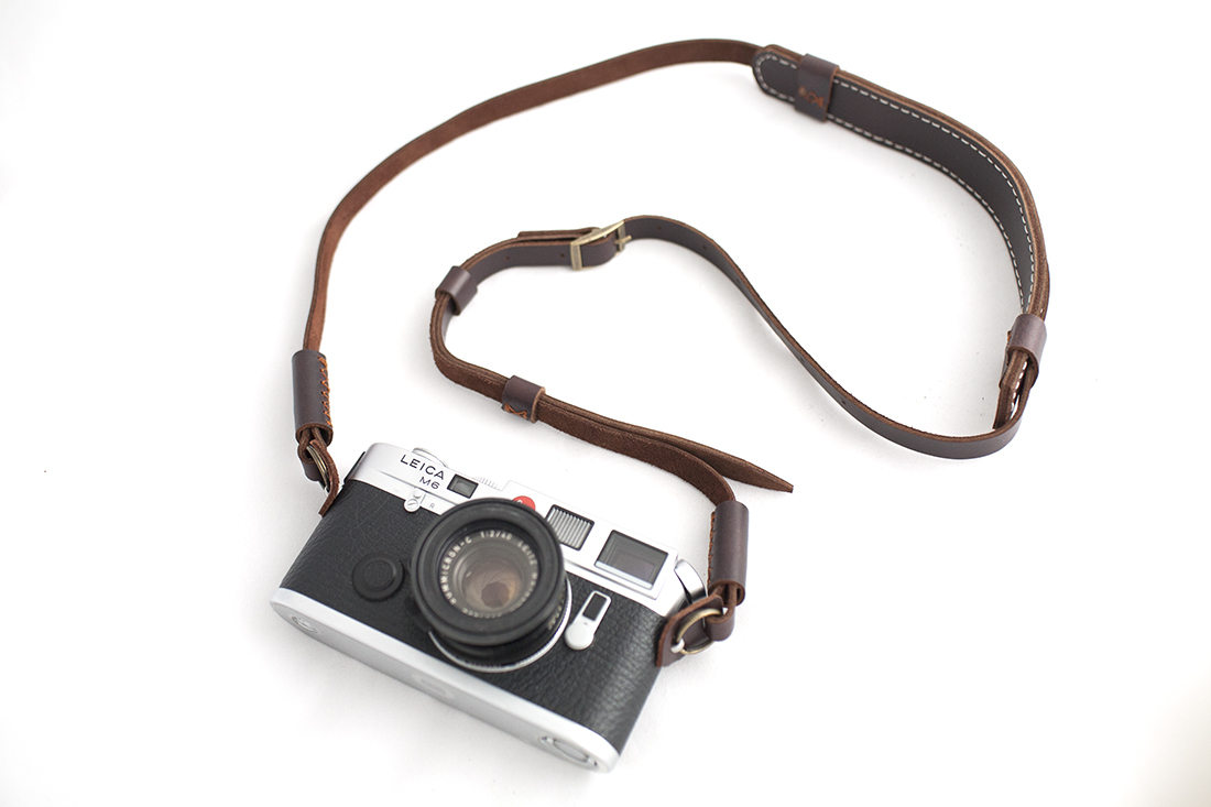 Genuine Real Leather Camera Shoulder Neck strap for film EVIL camera 01-139