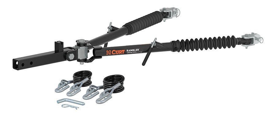Tow Bar Curt Manufacturing 70001 and Jeep Wrangler Tow Bar Base