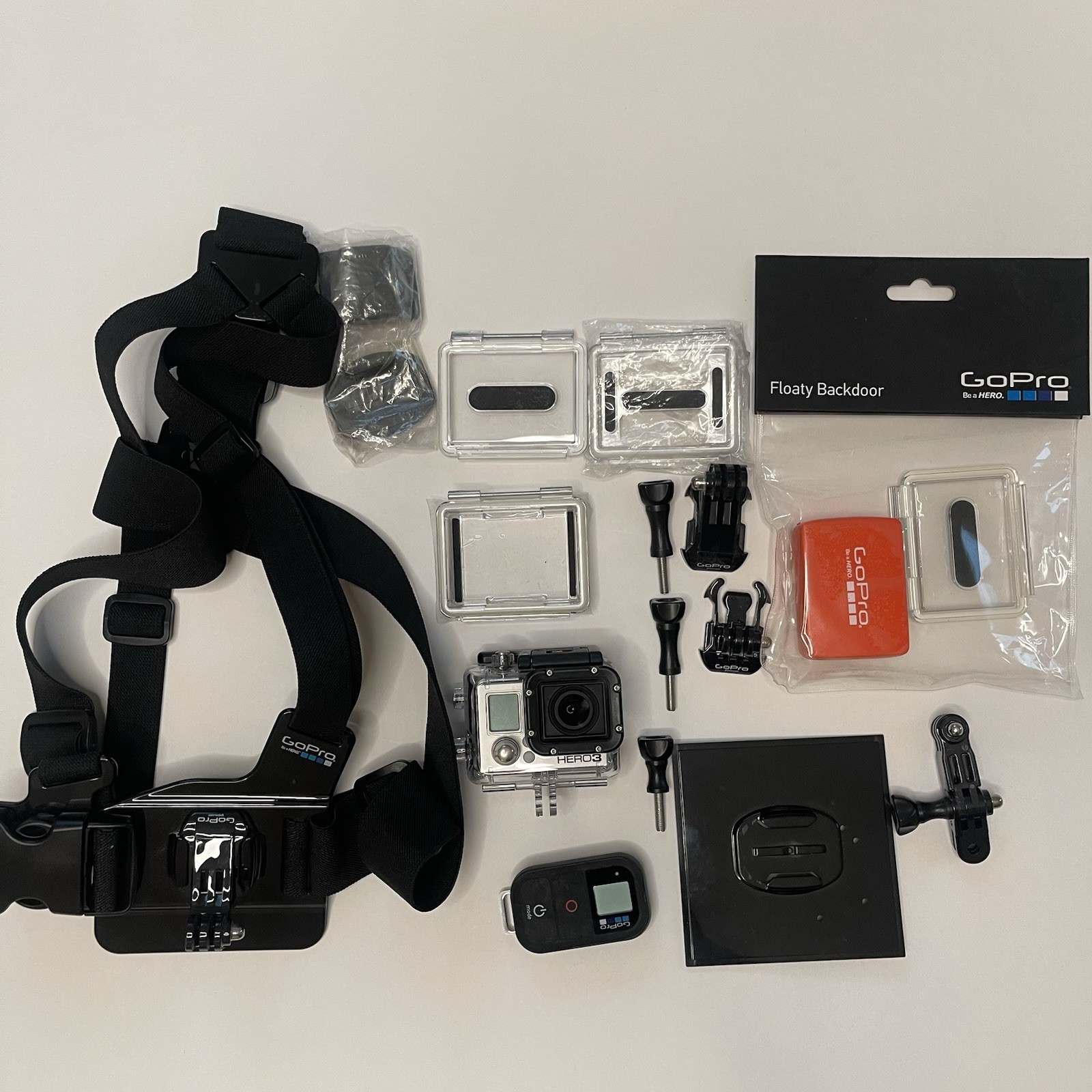 GoPro HERO3 Bundle – Chesty Harness, WiFi Remote, Waterproof Housing, Floaty