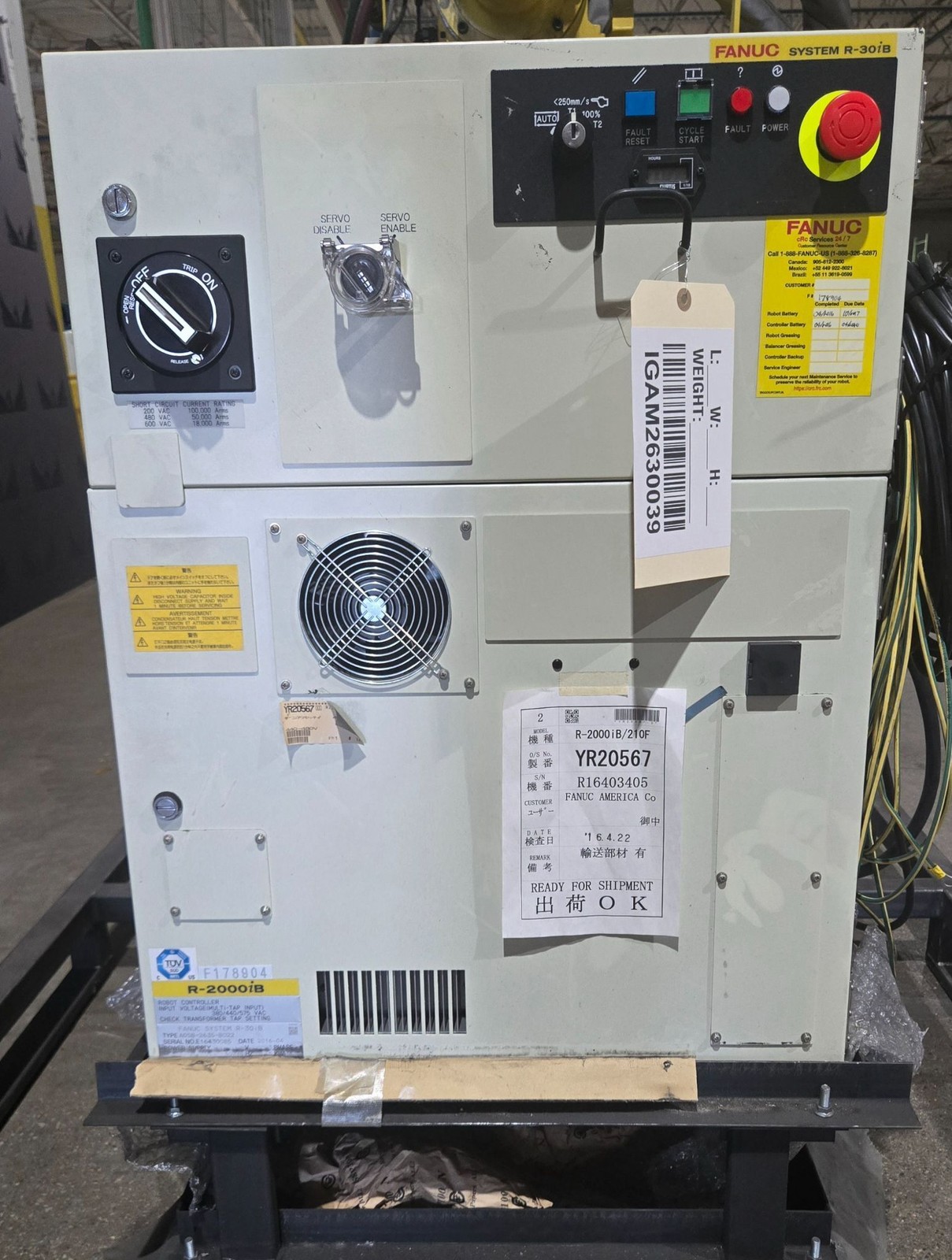 FANUC R-2000iB/210F Robot with R-30iB Controller NEW