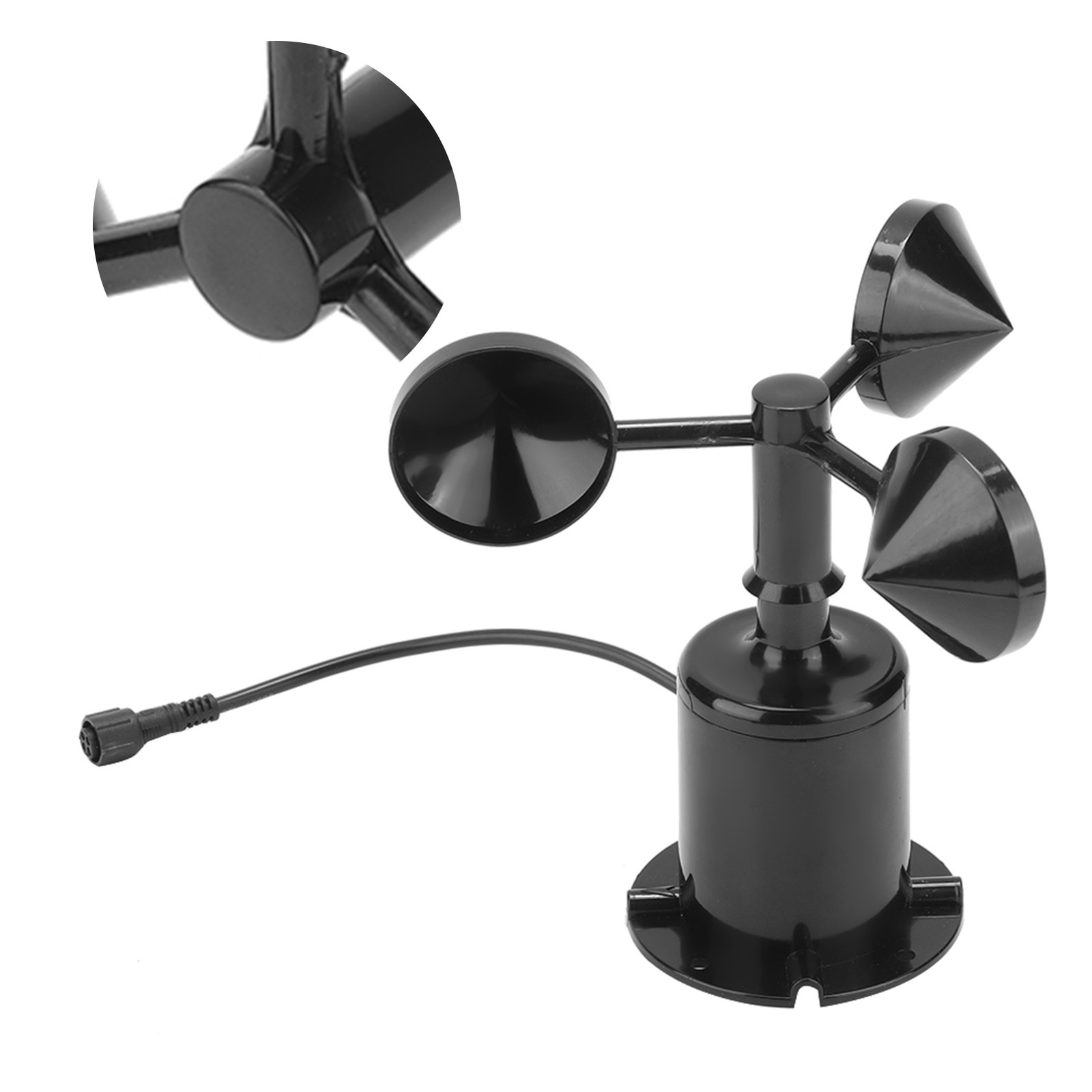 0-70m/s Environment Signal Output Pulse Type Three Cups Wind Speed Sensor WT