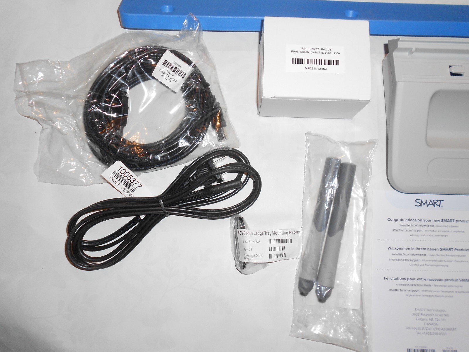 SBM685 Pen Tray SMART Board M685 Interactive Whiteboard Replacement Kit Part