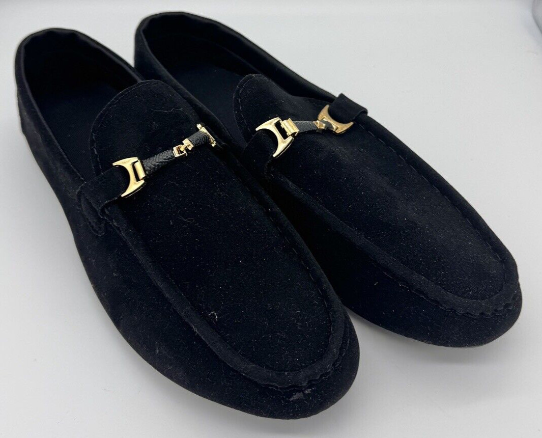 Men's Dress Shoes Faux Suede Velvet Loafer Fashion Slip On Formal Wedding Sz 12