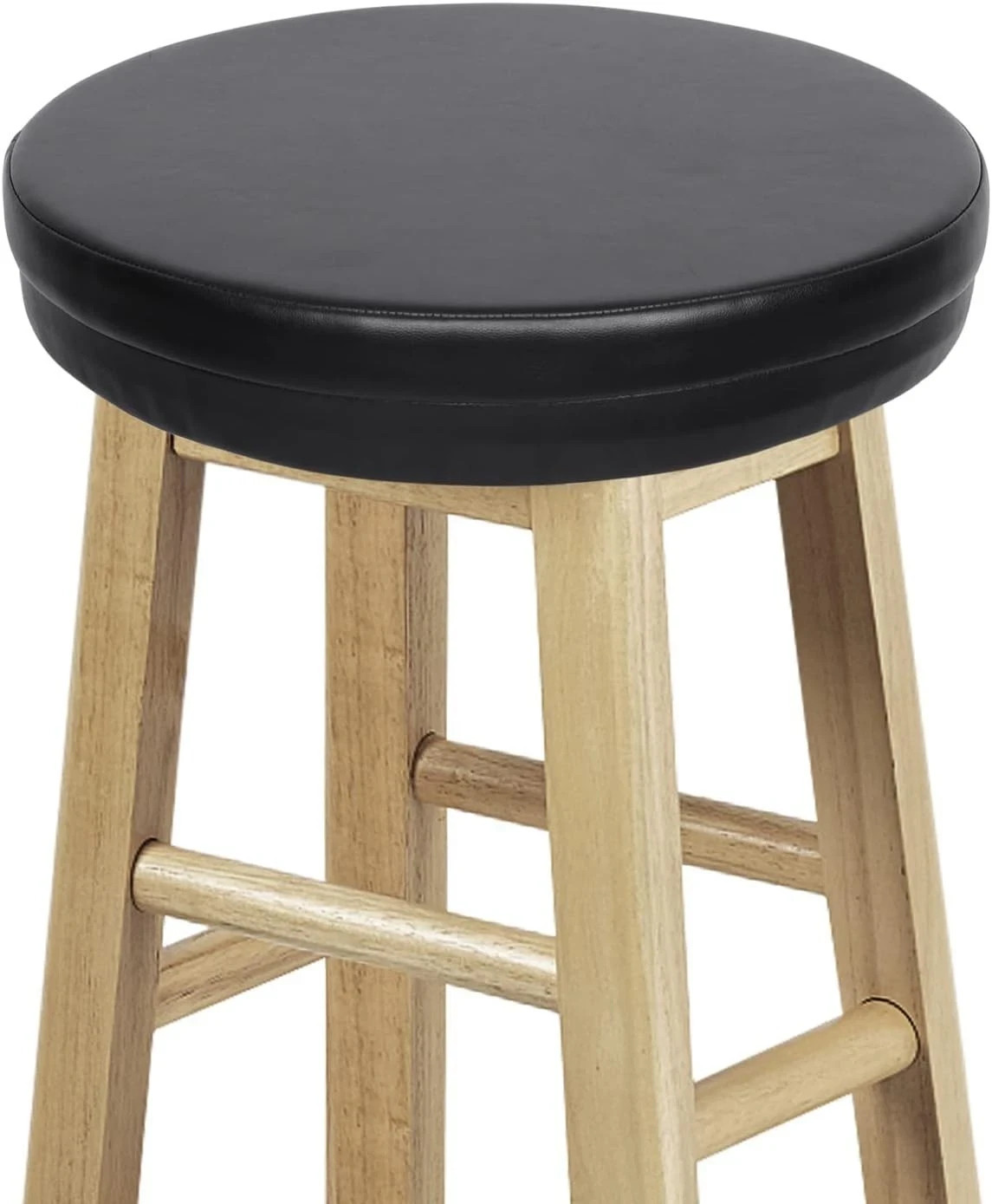 Bar Stool Cushion round Foam Padded Seat Cushions Waterproof Leather Bar