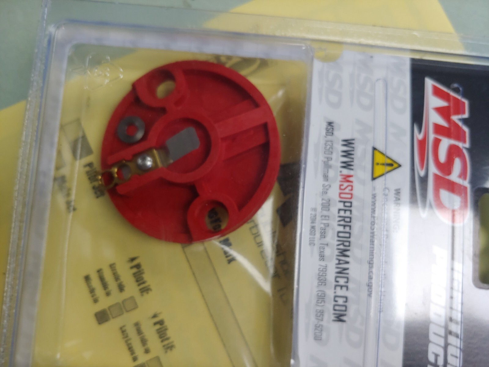 MSD Rotor Part # 8567 MSD Performance Ignition New