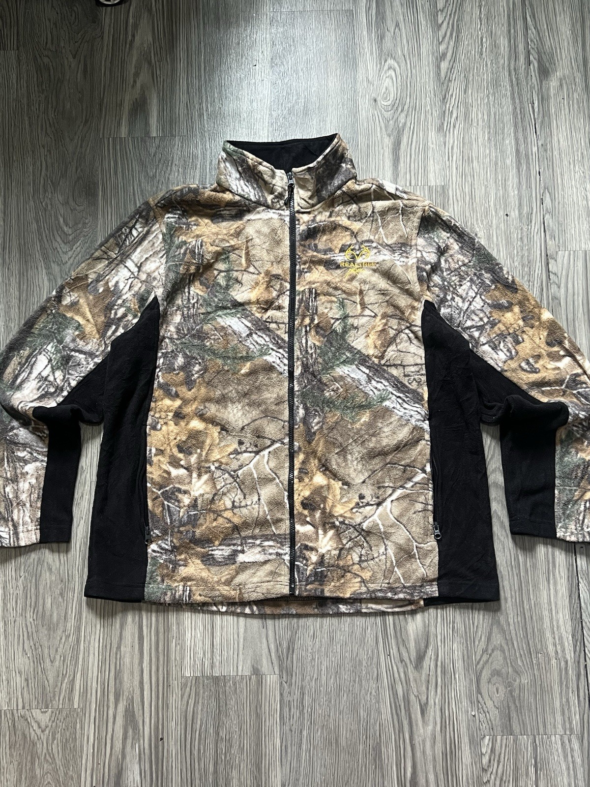 Realtree Camo Full Zip Fleece Jacket Size XL Hunting Outdoor Gear