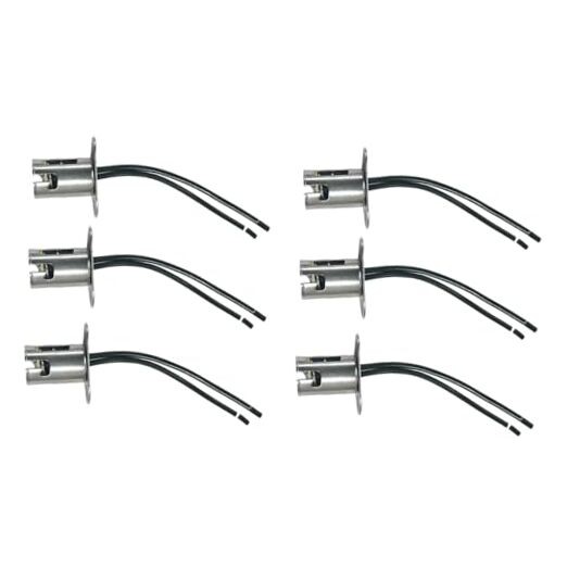 Car Light Bulb Socket, BAY15D 1157 LED Lamp Bulb Socket Holder, Automotive 6PCS
