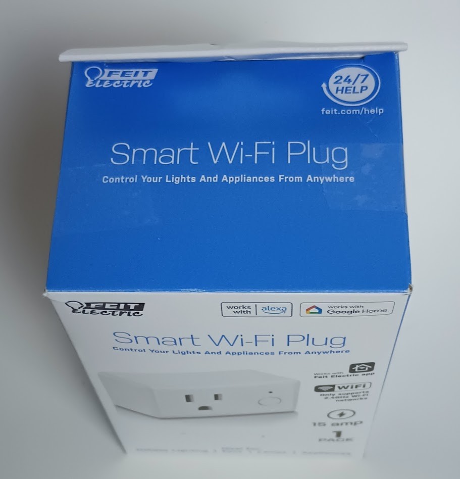 FEIT Electric Smart Wi-Fi Plug Alexa / Google Compatible 15 Amp New Sealed