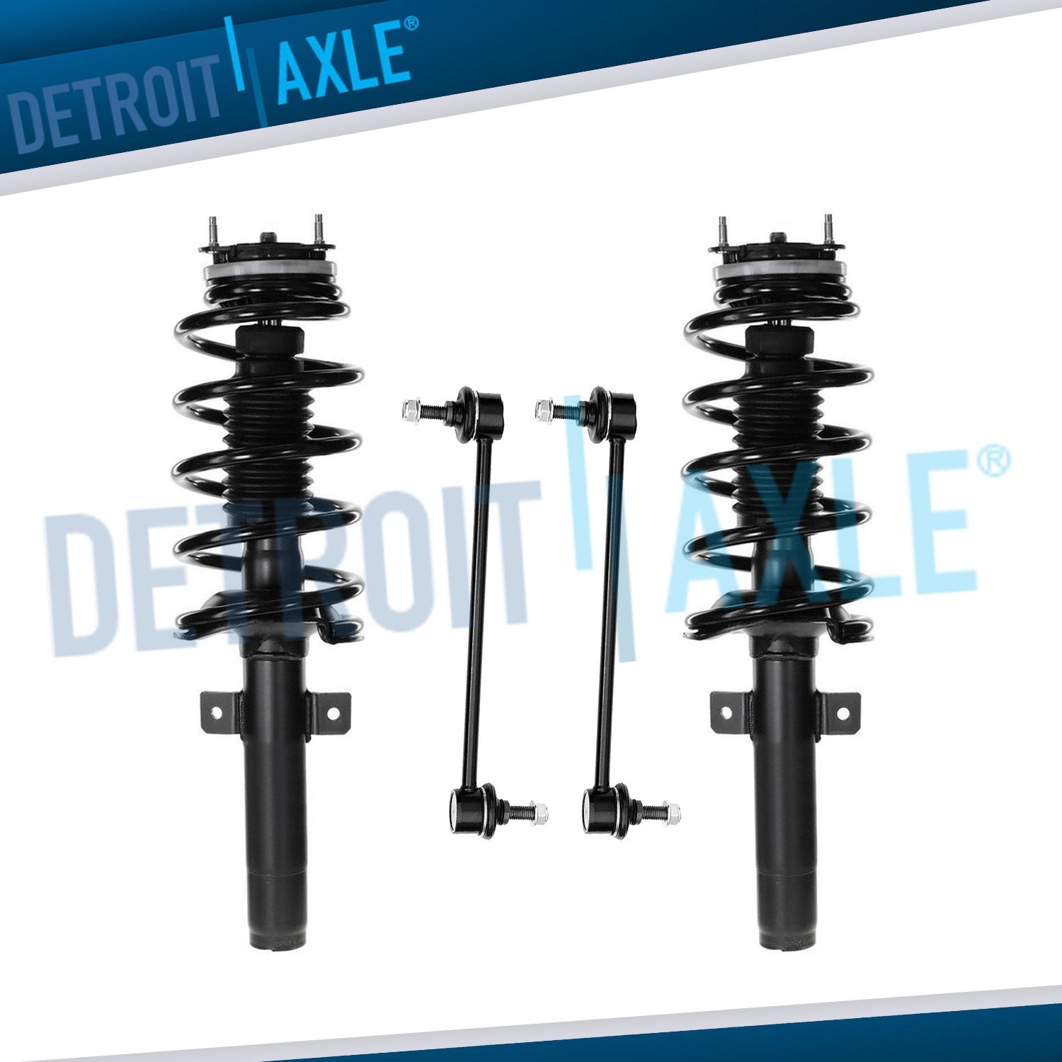 Front Struts w/ Coil Spring and Sway Bars Kit for 2010-2013 Ford Transit Connect