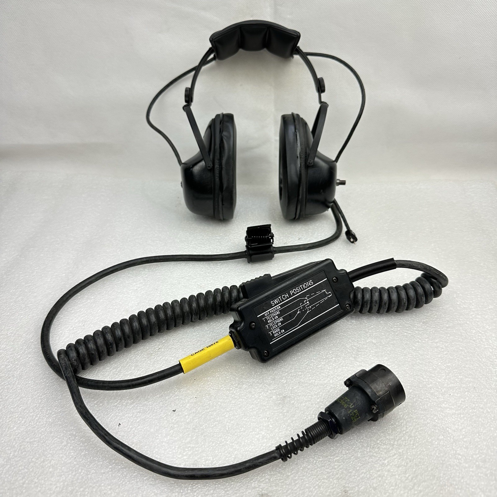 No Mic HE-182-002 Headset USGI Military Communication Hearing Protection Pilot