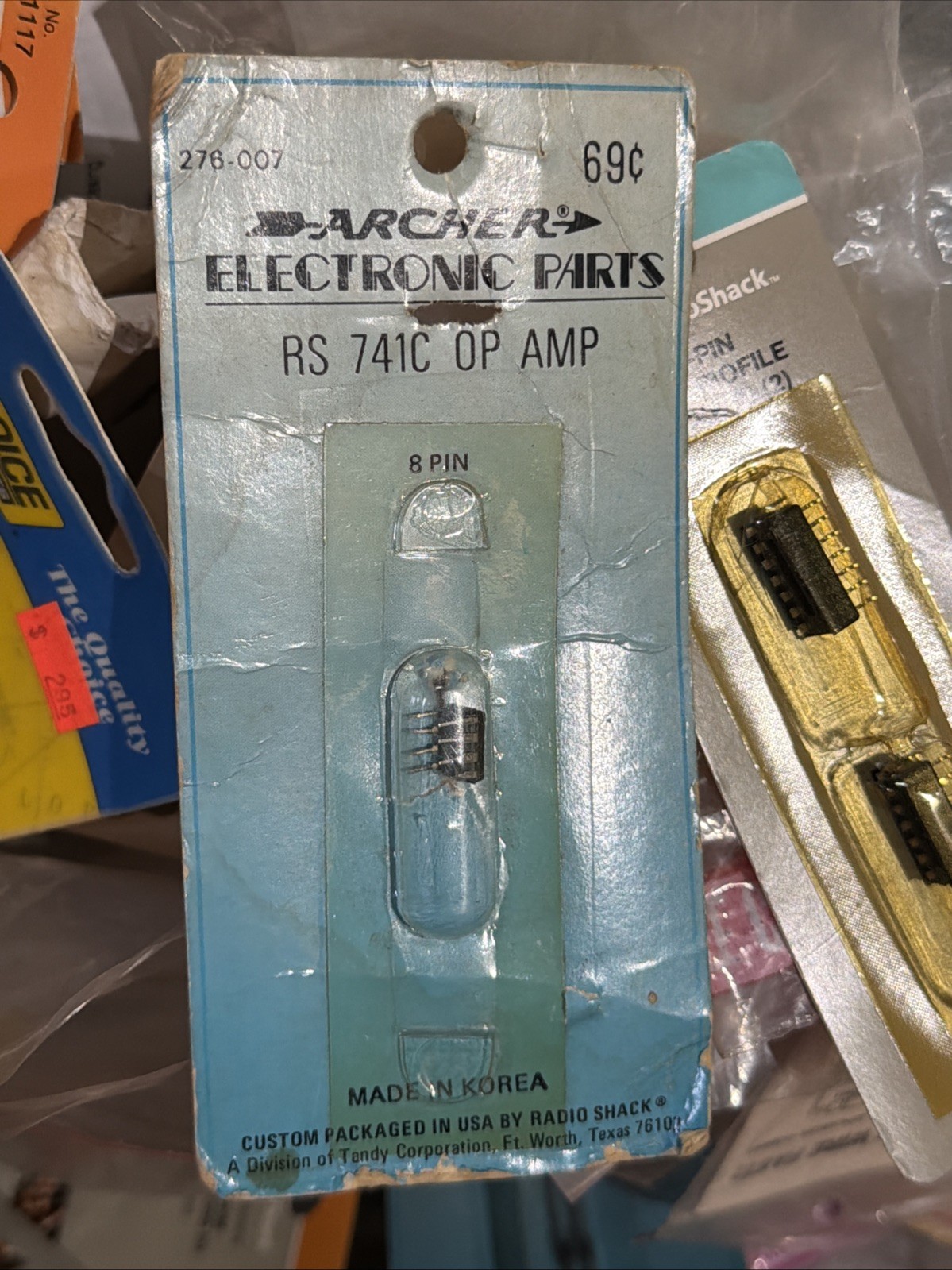 archer electronics RS 741C Op Amp. 8 Pin 276-007