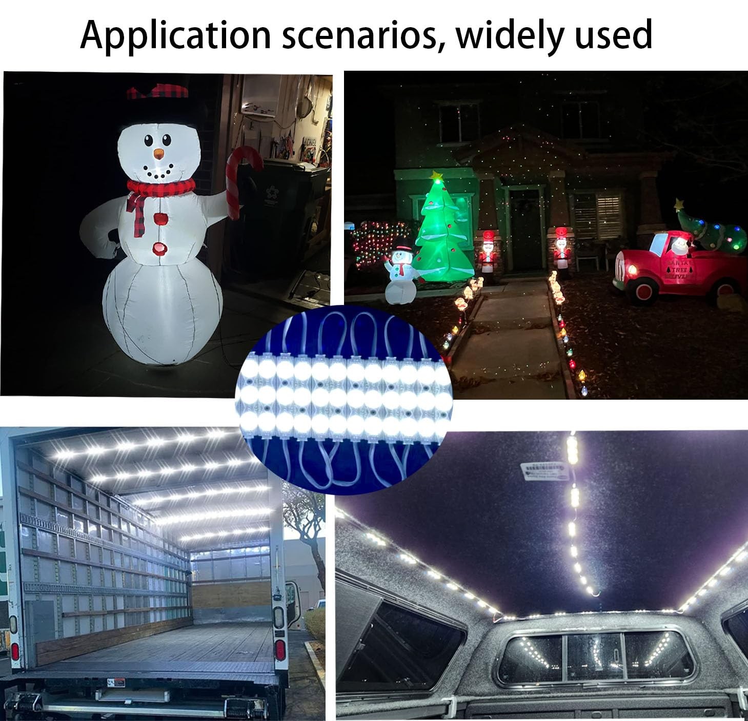 LED ModuleLights for Inflatables White 20pcs 9.8 Ft 2835 SMD 150LM Per LED Mo...