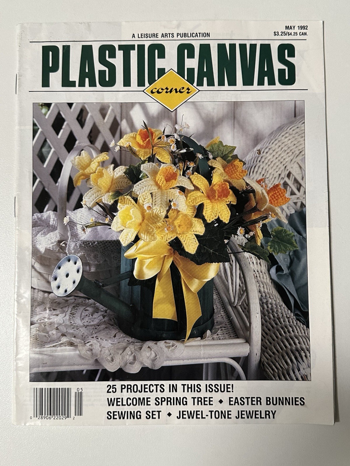 Plastic Canvas Magazine Lot of 4 Craft Patterns Needlepoint Sewing Projects