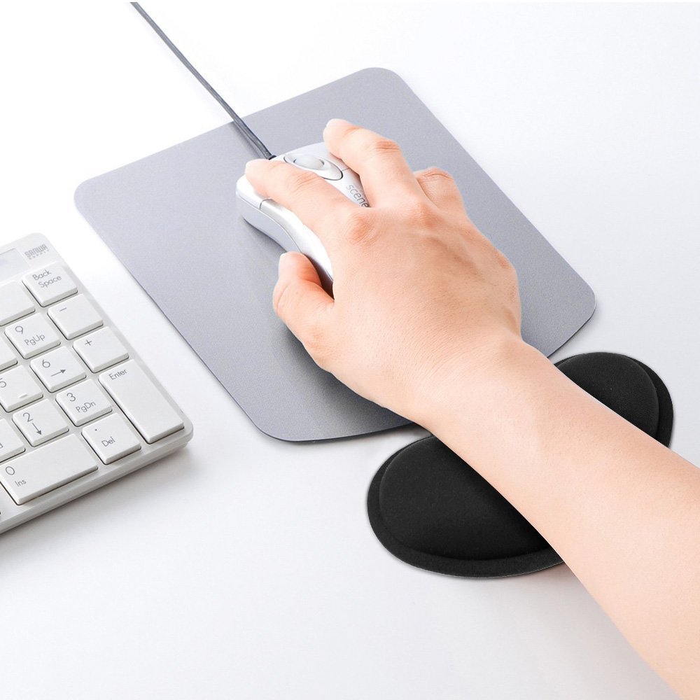 Keyboard & Mouse Wrist Rest Pad Set-Gel Support Cushion with Memory Foam Comfort