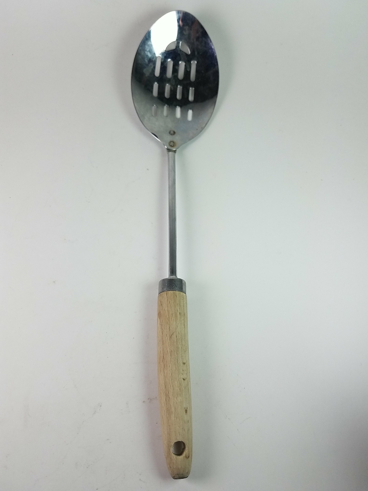 Slotted Spoon Kitchen Utensil Wood Handle