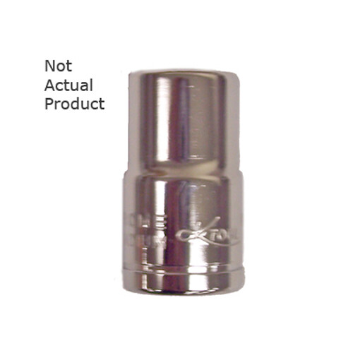 K Tool 27116 Chrome Socket, 3/8" Drive, 16mm, 6 Point, Shallow