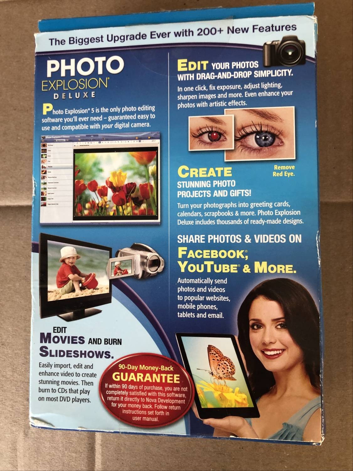 Photo Explosive Deluxe, Version 5. Edit, Create, and Share.